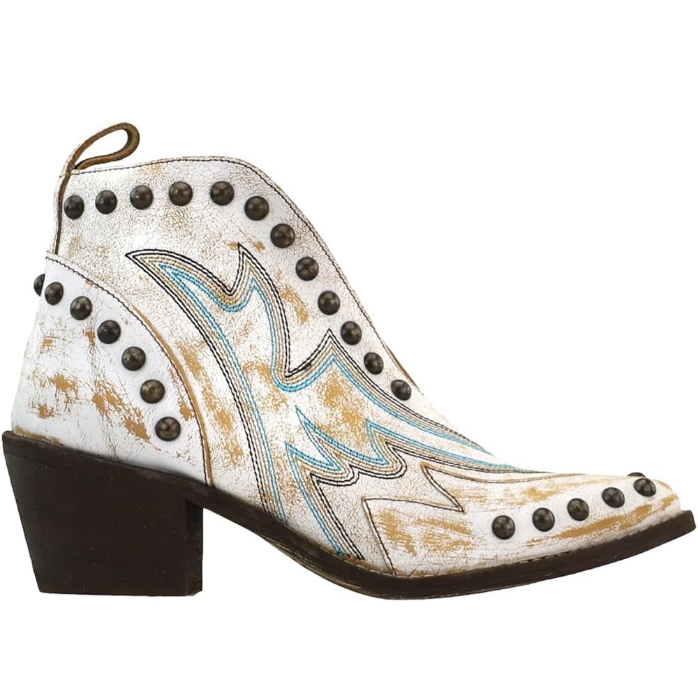 CIRCLE G WOMEN'S STUDDED BOOTIES - POINTED TOE